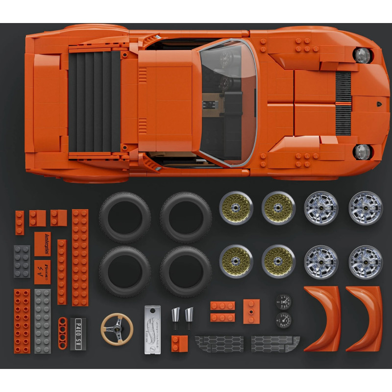 Mattel BRICK SHOP JHF61 HOT WHEELS Premium Series '71 Lamborghini Miura P400 SV