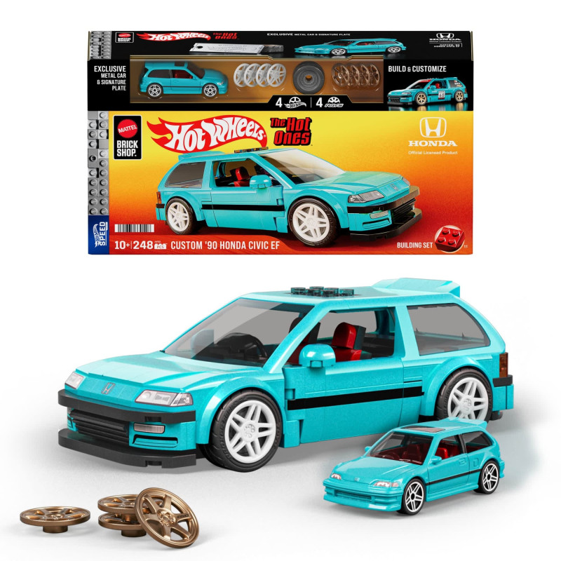 MATTEL BRICK SHOP HOT WHEELS JHF62 SPEED SERIES Custom 90 Хонда Civic