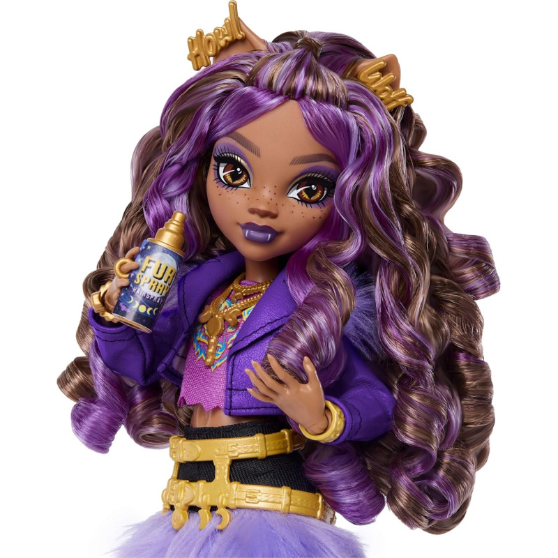 Кукла Monster High JHK30 Clawdeen Wolf G3 с питомцем Crescent