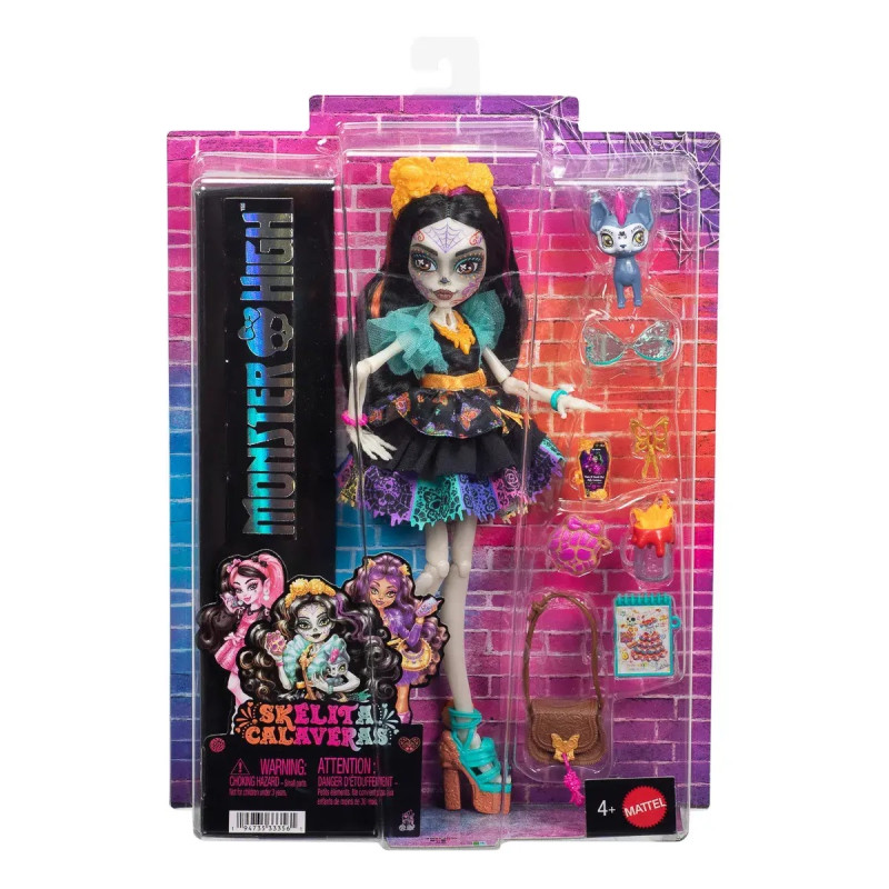 Кукла Mattel Monster High JHK34 Skelita Calaveras G3