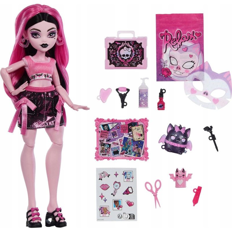 Кукла Monster High JHK43 SELF-SCARE SECRETS - Draculaura Дракулаура