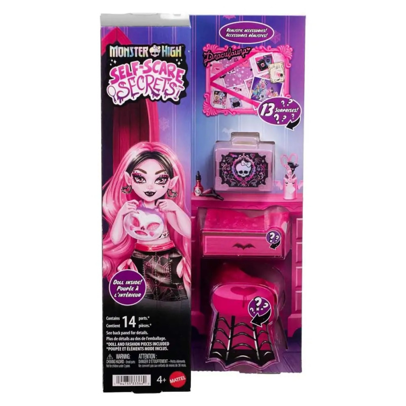 Кукла Monster High JHK43 SELF-SCARE SECRETS - Draculaura Дракулаура