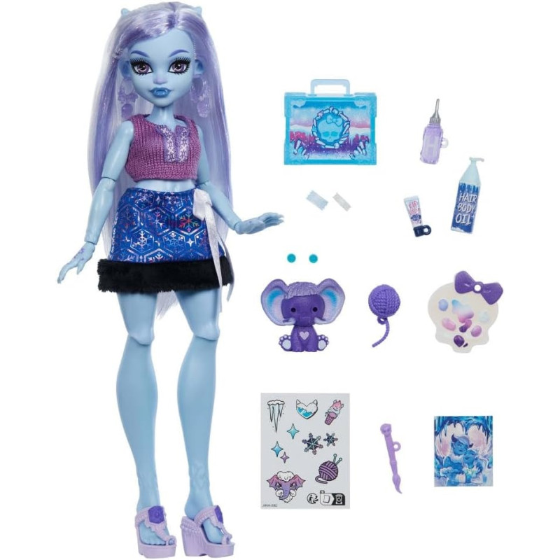 Кукла Monster High JHK44 Self-Scare Secrets - Abbey Bominable Эбби Бониэйбел
