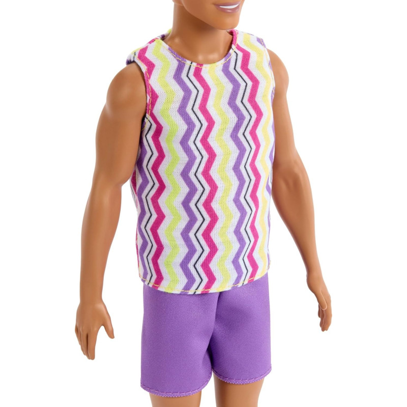 Кукла Mattel Barbie JJP05 Набор «Барби и Кен на пляже»: 2 модные куклы, пляжные образы и аксессуары, 65-летие Кена