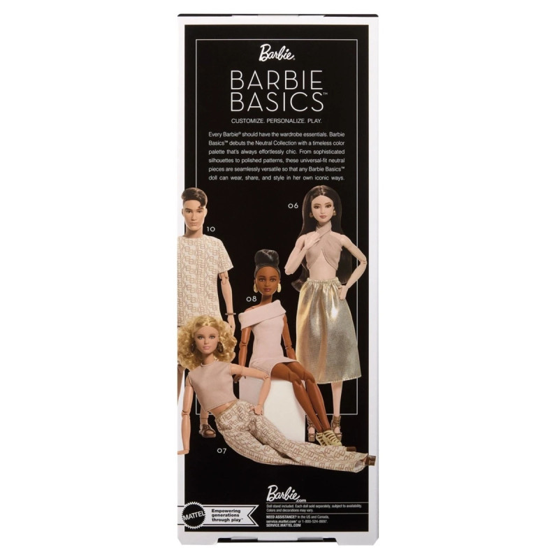 Кукла Mattel Barbie JJX26 Signature Barbie Basic Model 07, коллекционная