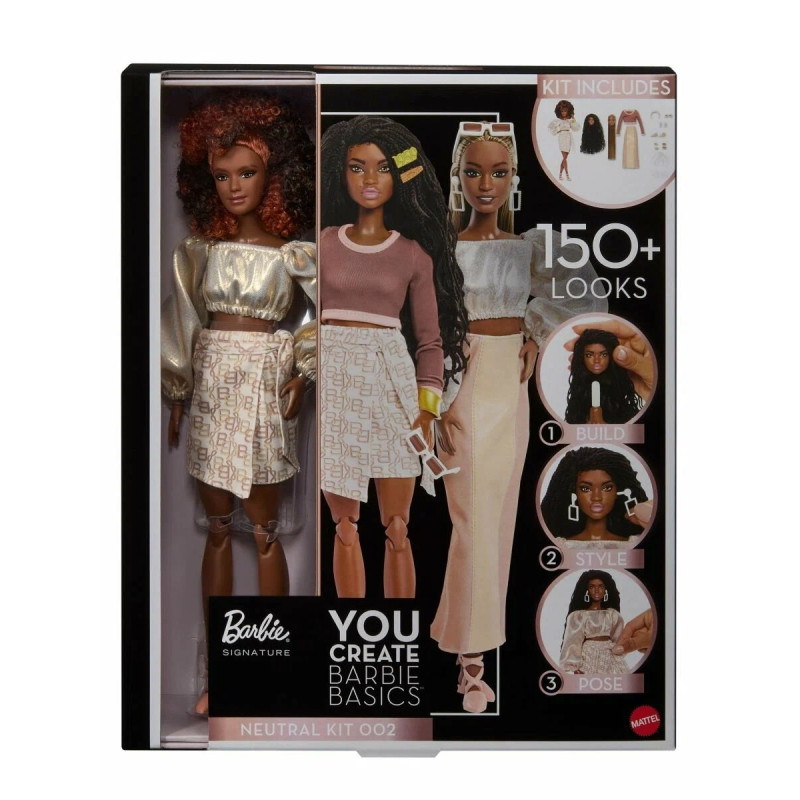 Кукла Mattel Barbie JJX36 Signature You Create Basics Neutral Kit 002