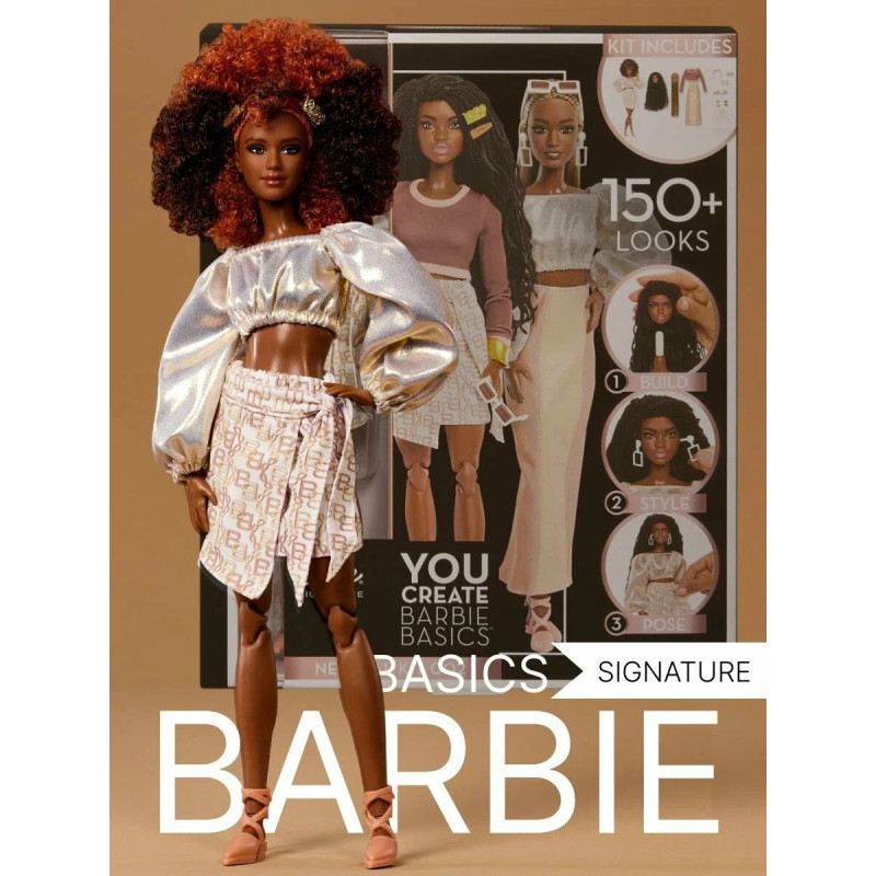 Кукла Mattel Barbie JJX36 Signature You Create Basics Neutral Kit 002