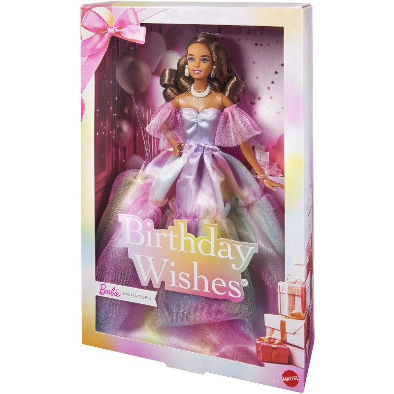 Коллекционная кукла Mattel Barbie JJX77 Signature «Поздравления с днем ​​рождения» Birthday Wishes