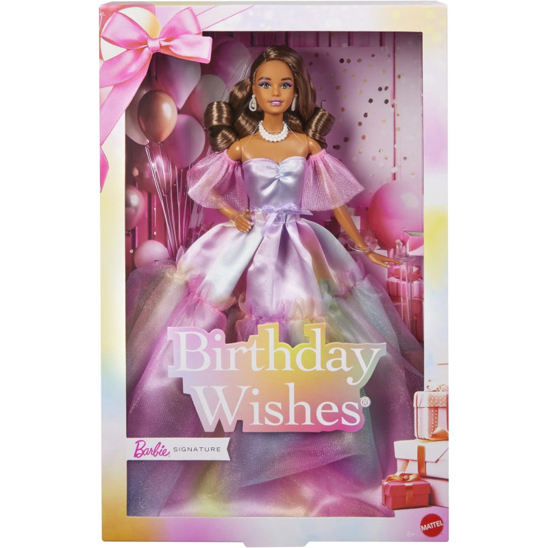 Коллекционная кукла Mattel Barbie JJX77 Signature «Поздравления с днем ​​рождения» Birthday Wishes