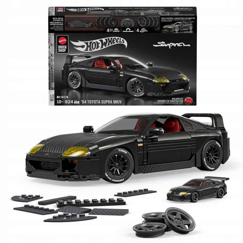 Mattel Brick Shop Klocki Hot Wheels Elite Series '94 Toyota Supra JKG40