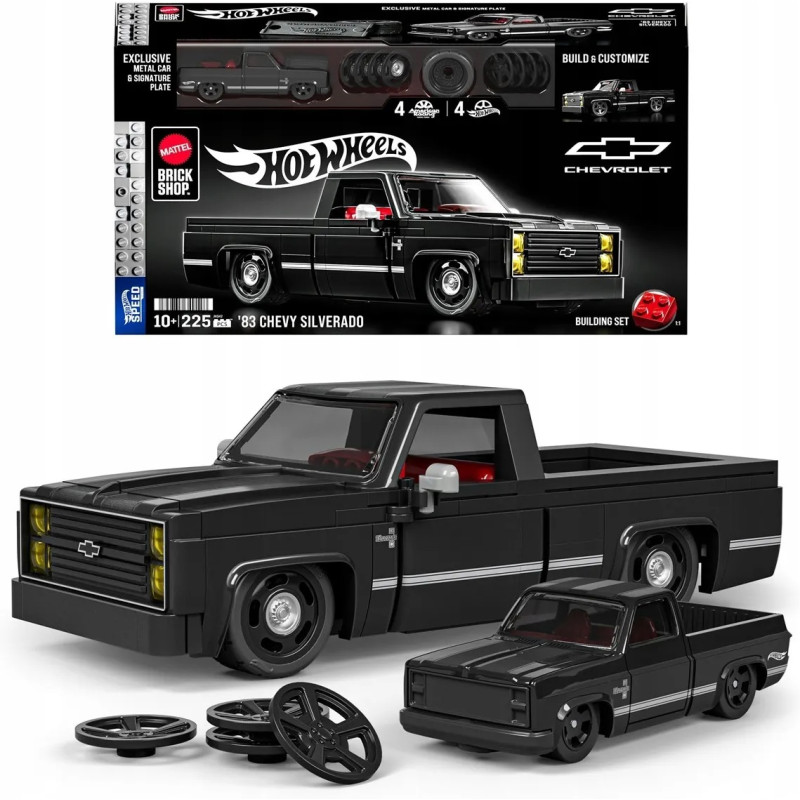 Mattel Brick Shop Klocki Hot Wheels Speed Series '83 Chevy Silverado JKG42