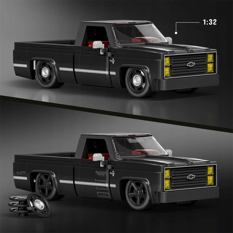 Mattel Brick Shop Klocki Hot Wheels Speed Series '83 Chevy Silverado JKG42