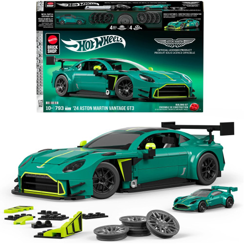 Mattel BRICK SHOP JLF51 HOT WHEELS Elite Series ’24 Aston Martin Vantage GT3