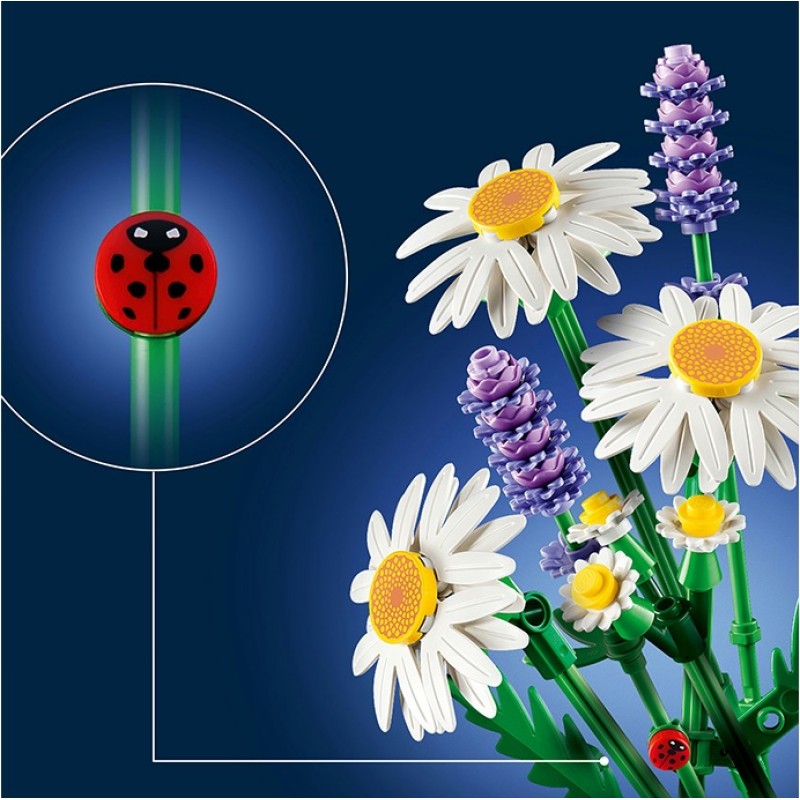 11508 LEGO Botanicals Ромашки и лаванда
