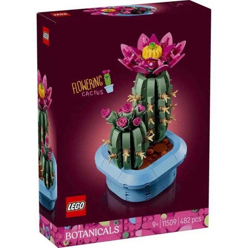 11509 LEGO Botanicals Цветущий кактус в горшке