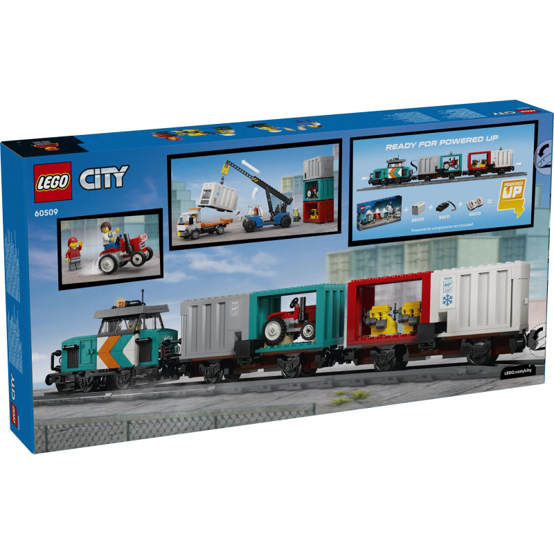60509 LEGO City Портовый грузовой поезд с краном и грузовиком