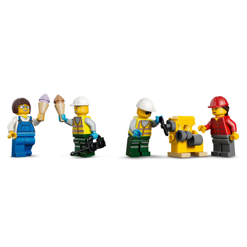 60509 LEGO City Портовый грузовой поезд с краном и грузовиком