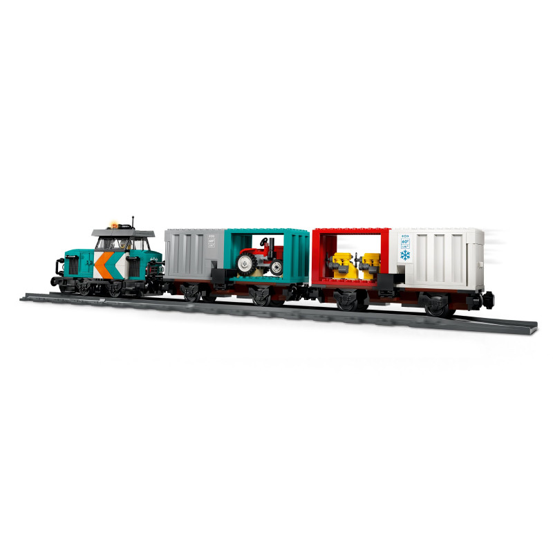 60509 LEGO City Портовый грузовой поезд с краном и грузовиком