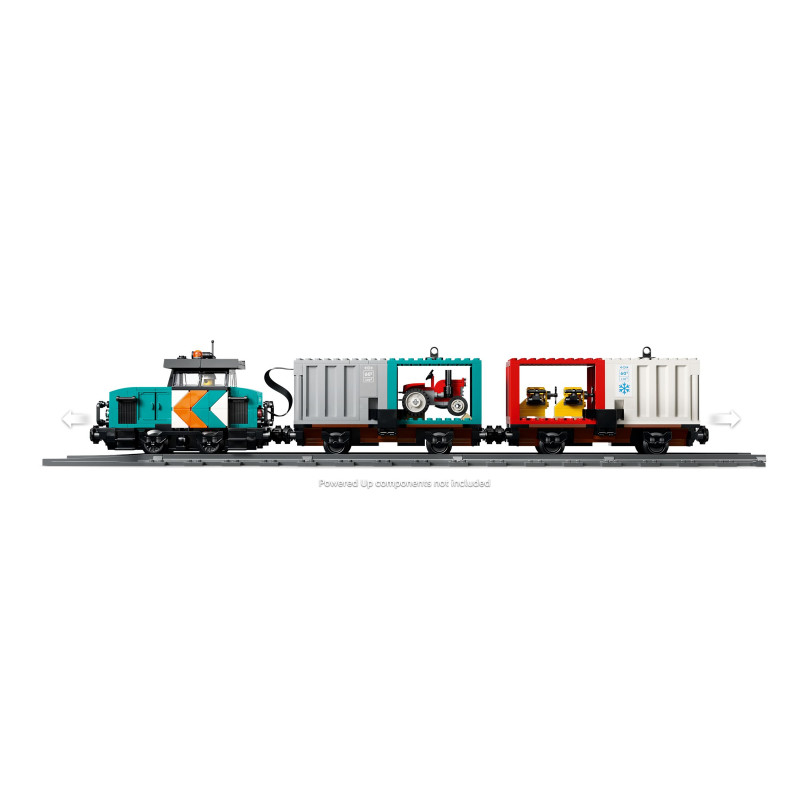60509 LEGO City Портовый грузовой поезд с краном и грузовиком