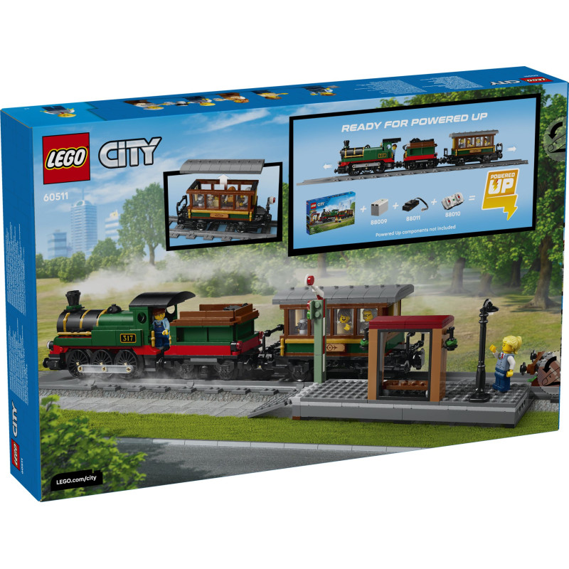 60511 LEGO City Винтажный паровоз