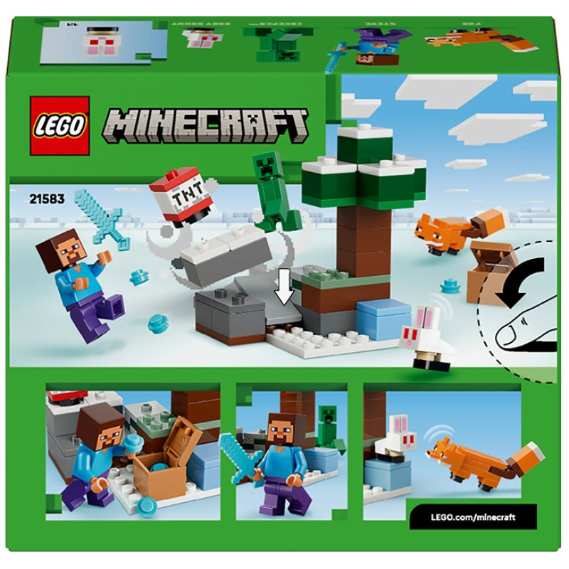 21583 LEGO Minecraft Приключения Стива в тайге
