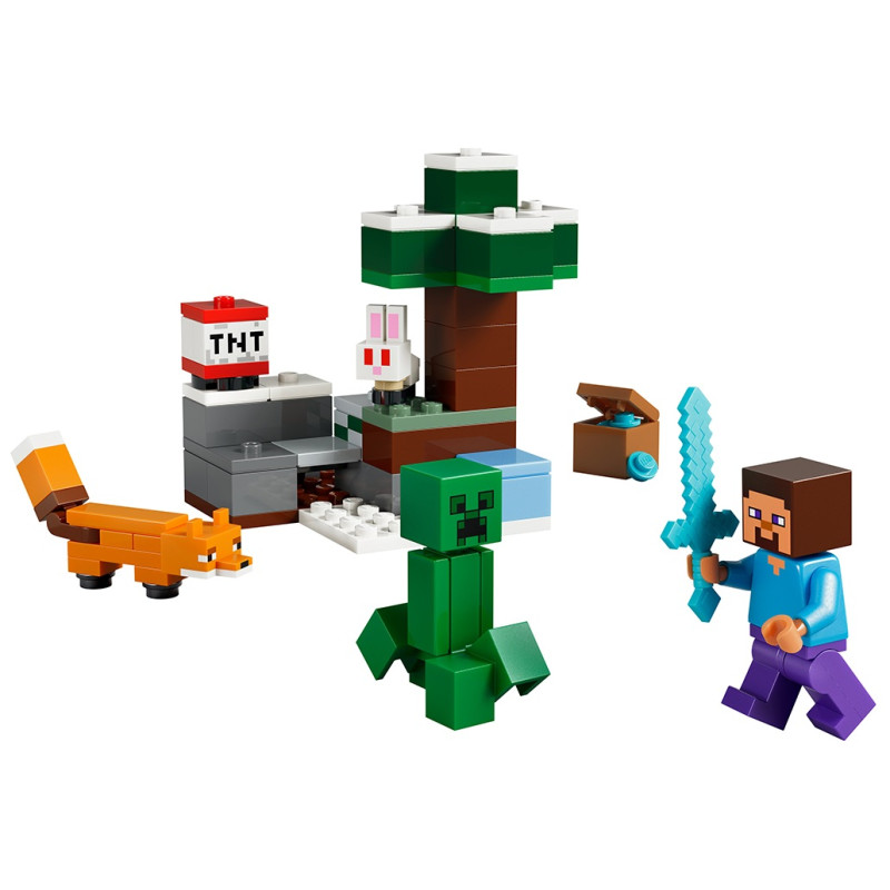 21583 LEGO Minecraft Приключения Стива в тайге