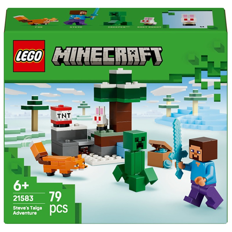 21583 LEGO Minecraft Приключения Стива в тайге