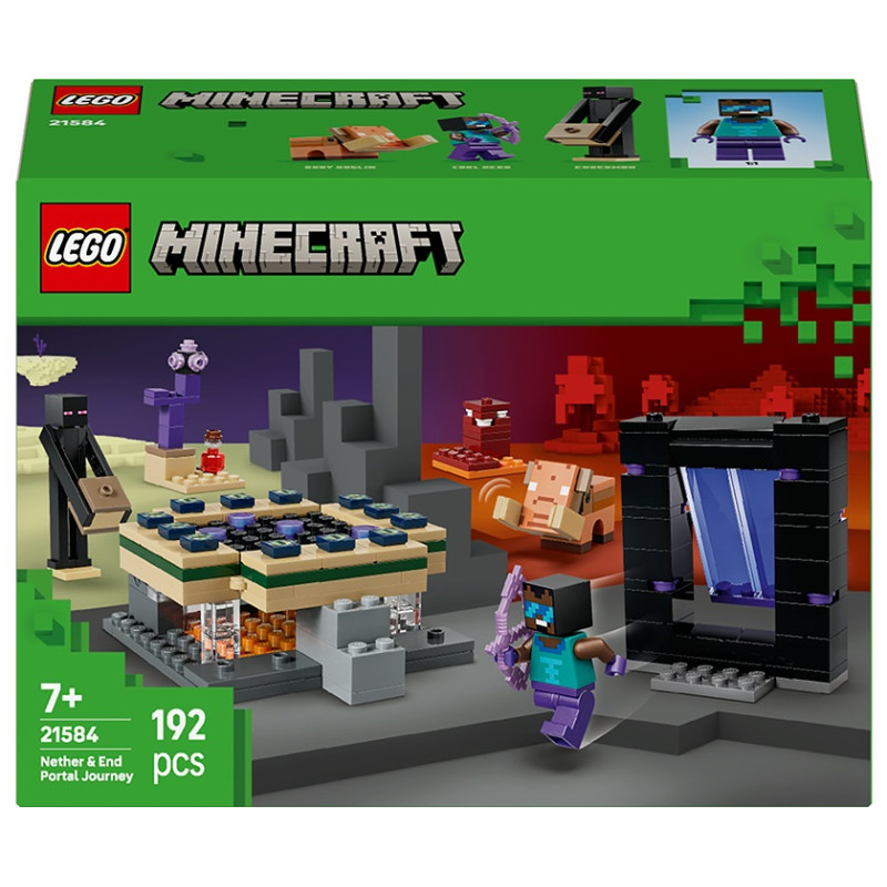 21584 LEGO Minecraft Путешествие к Нижнему миру и порталу Края