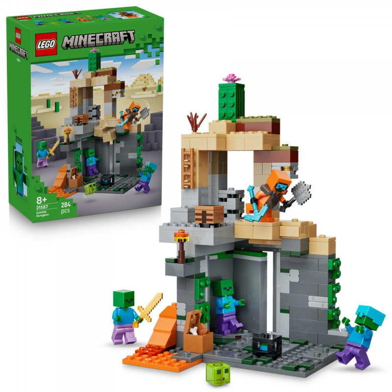 21587 LEGO Minecraft Подземелье зомби