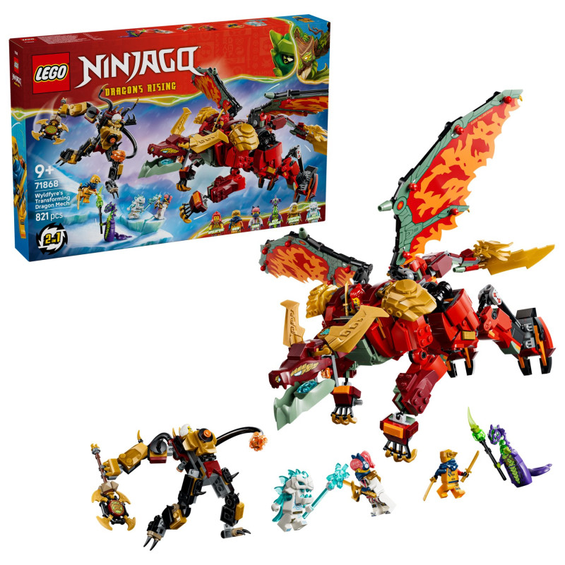 71868 LEGO Ninjago Трансформирующийся Драконий Мех Уайлдфайра