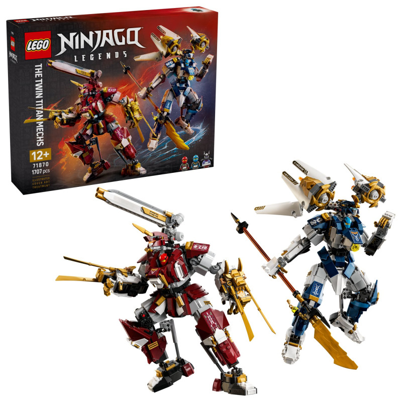 71870 LEGO Ninjago Титановые роботы близнецы