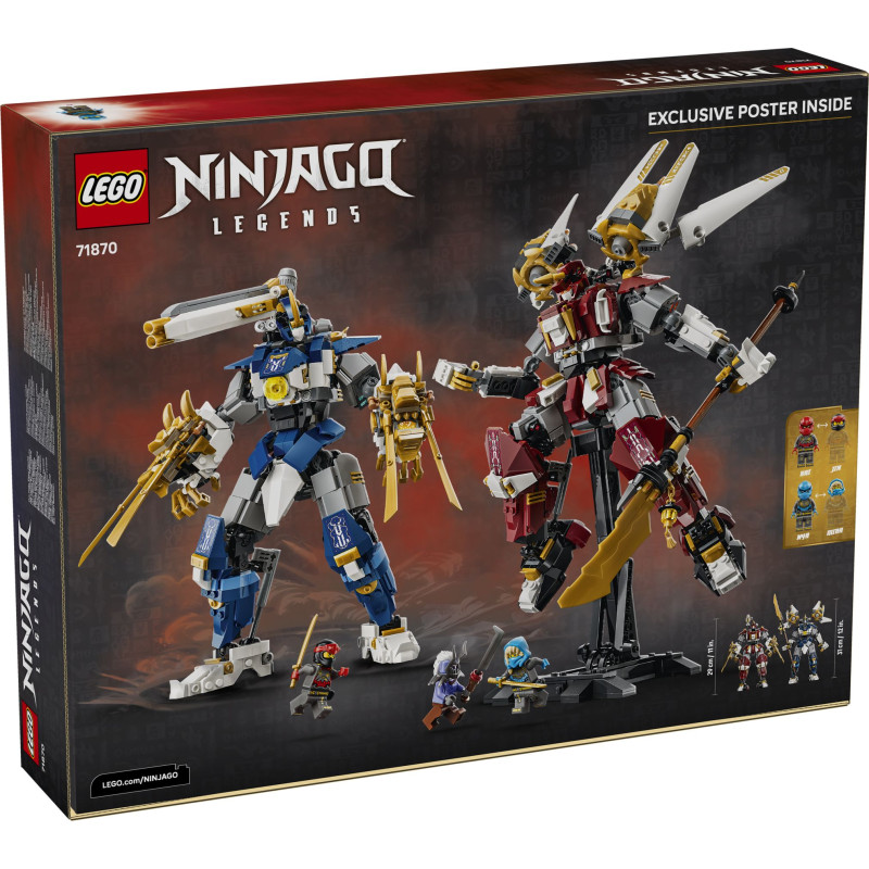 71870 LEGO Ninjago Титановые роботы близнецы