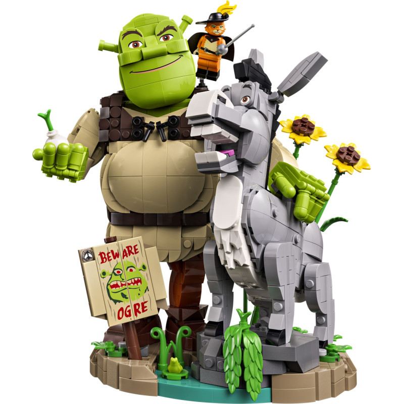 72423 LEGO Shrek Фигурки Шрек, Осел и Кот в сапогах