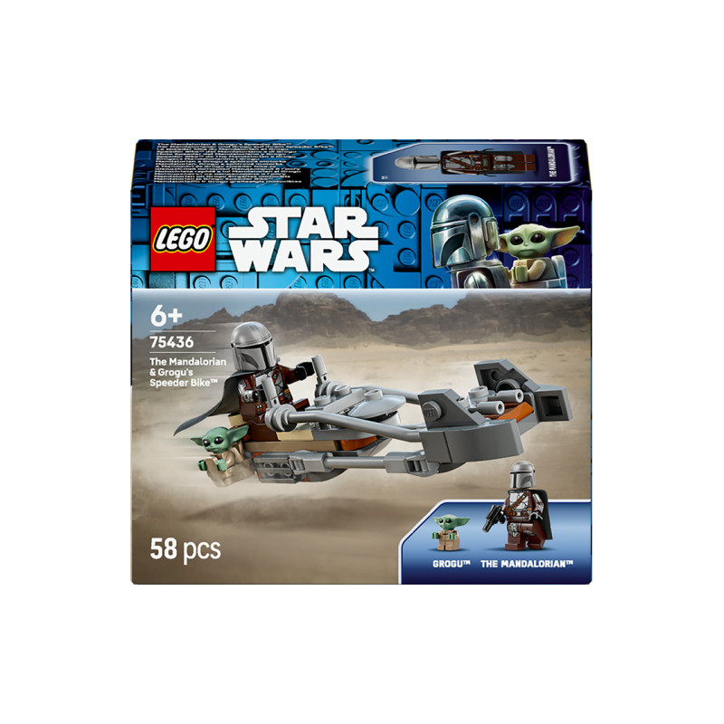 75436 LEGO Star Wars Мандалорец и спидер-байк Грогу
