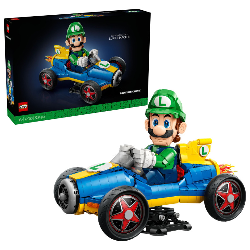72050 LEGO Super Mario Kart Луиджи и Mach 8
