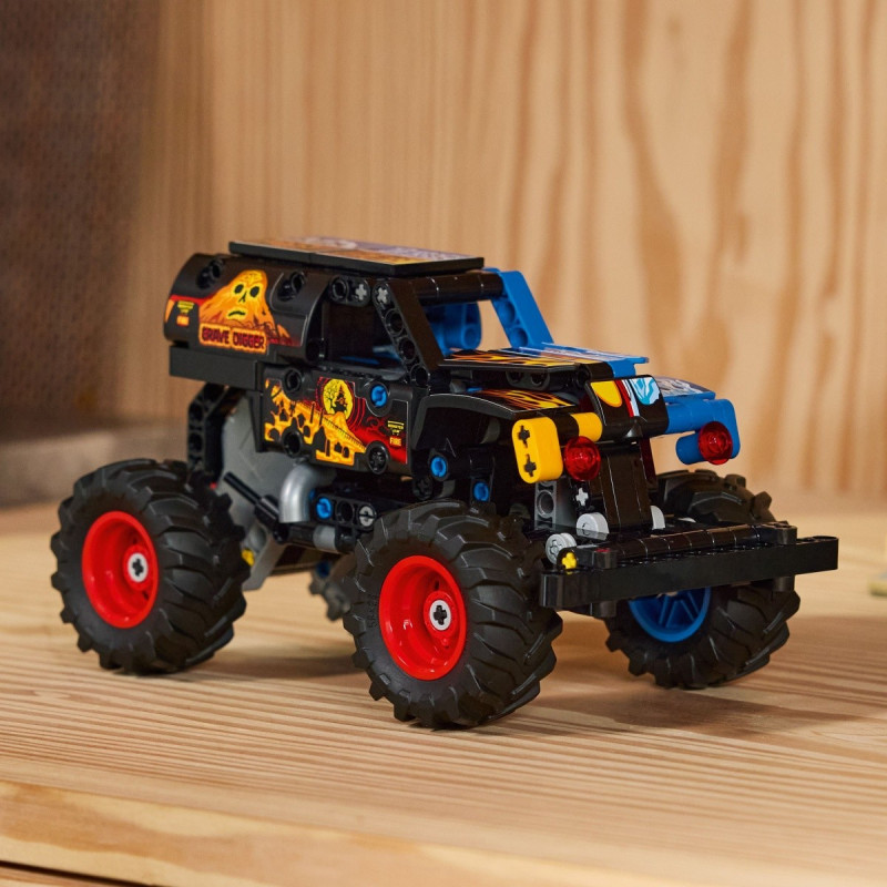 LEGO Technic 42219 Monster Jam Grave Digger Огонь и лед