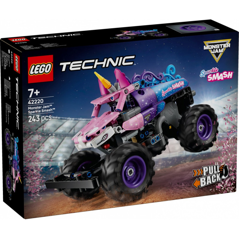 LEGO Technic 42220 Monster Jam Sparkle Smash Pull-Back