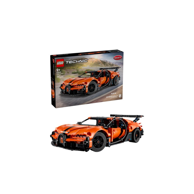 LEGO Technic 42222 Гиперкар Bugatti Chiron Pur Sport