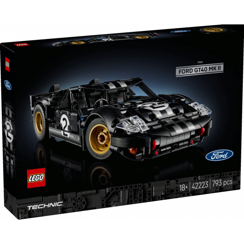 42223 LEGO Technic Гоночный автомобиль Ford GT40 MKII 1966