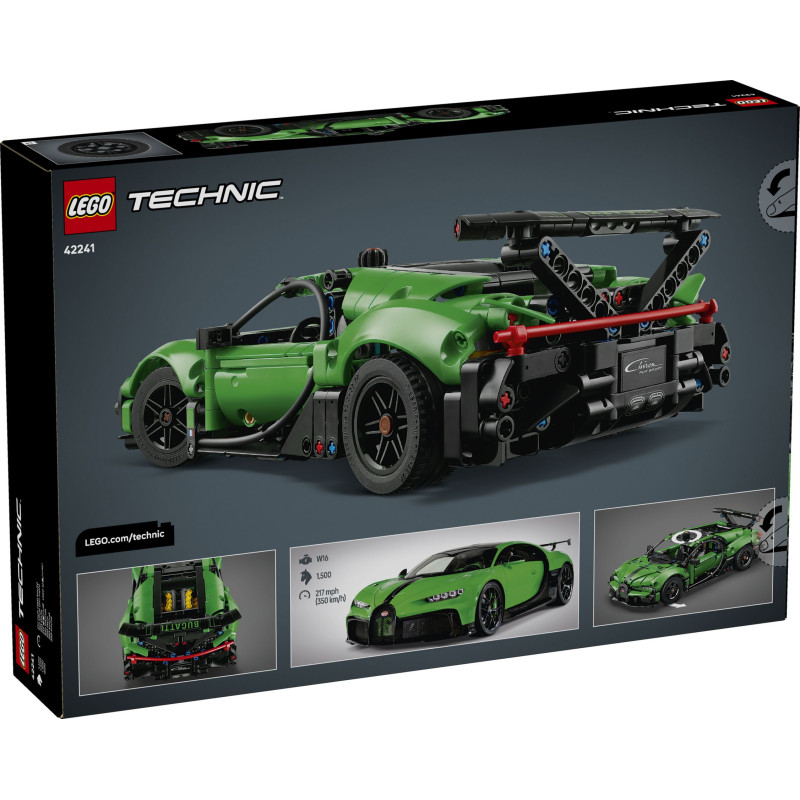 42241 LEGO Technic Зеленый гиперкар Bugatti Chiron Pur Sport