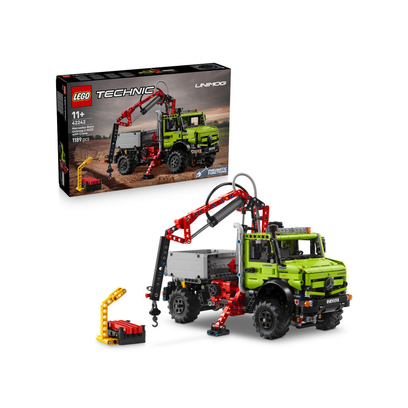 42242 LEGO Technic Mercedes-Benz Unimog U 5023 с краном