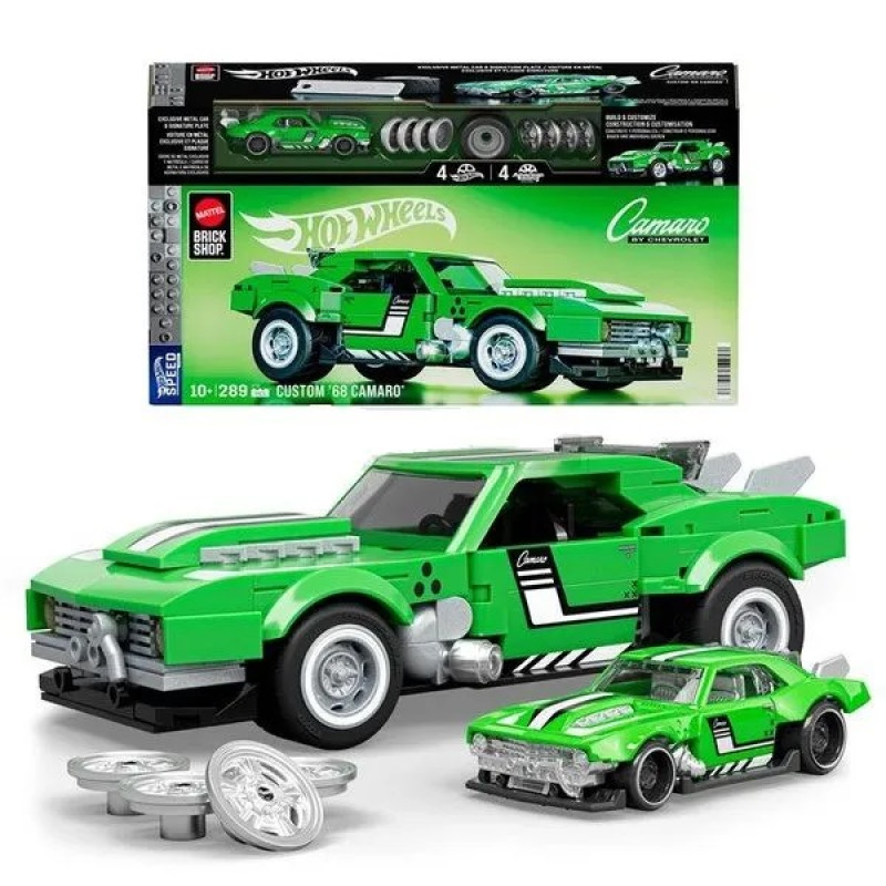 MATTEL BRICK SHOP JFT16 HOT WHEELS model Custom 68 Камаро 1:32