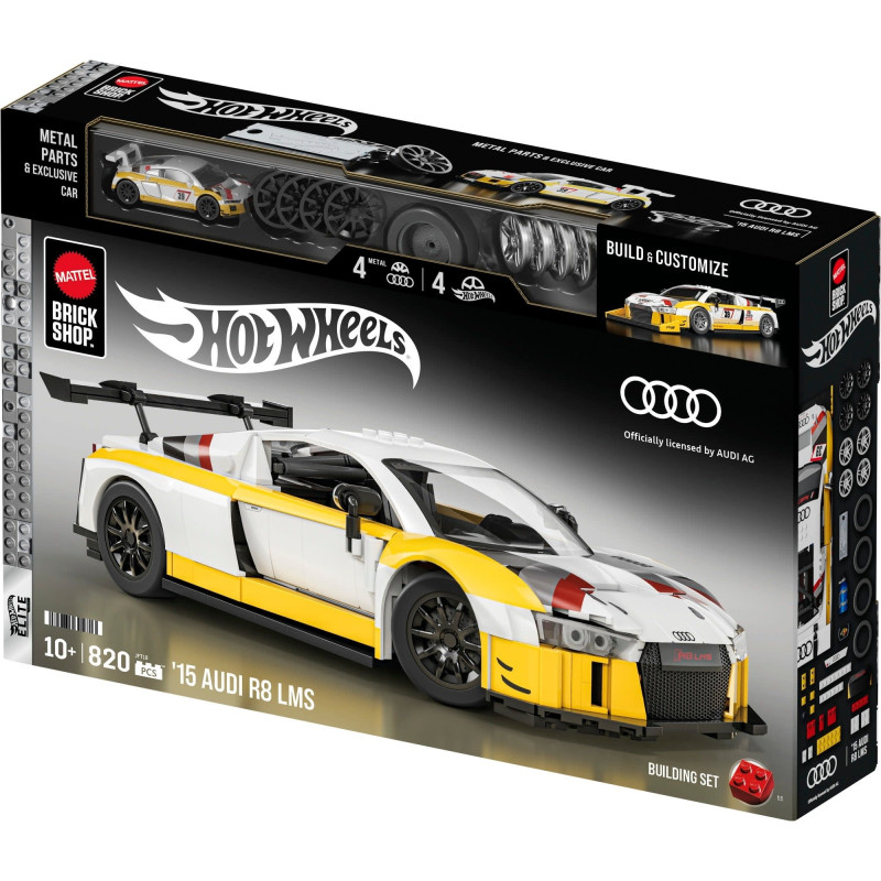 MATTEL BRICK SHOP JFT18 HOT WHEELS Ауди R8 LMS