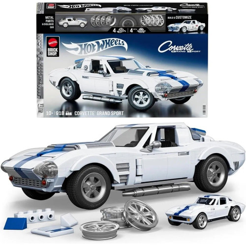 MATTEL BRICK SHOP JGR31 HOT WHEELS Elite Series Корвет Гранд Спорт