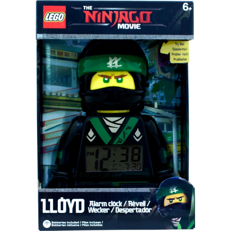 Часы-будильник Ллойд Lego Ninjago Movie