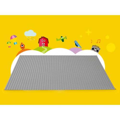 10701 Строительная пластина серого цвета lego classic