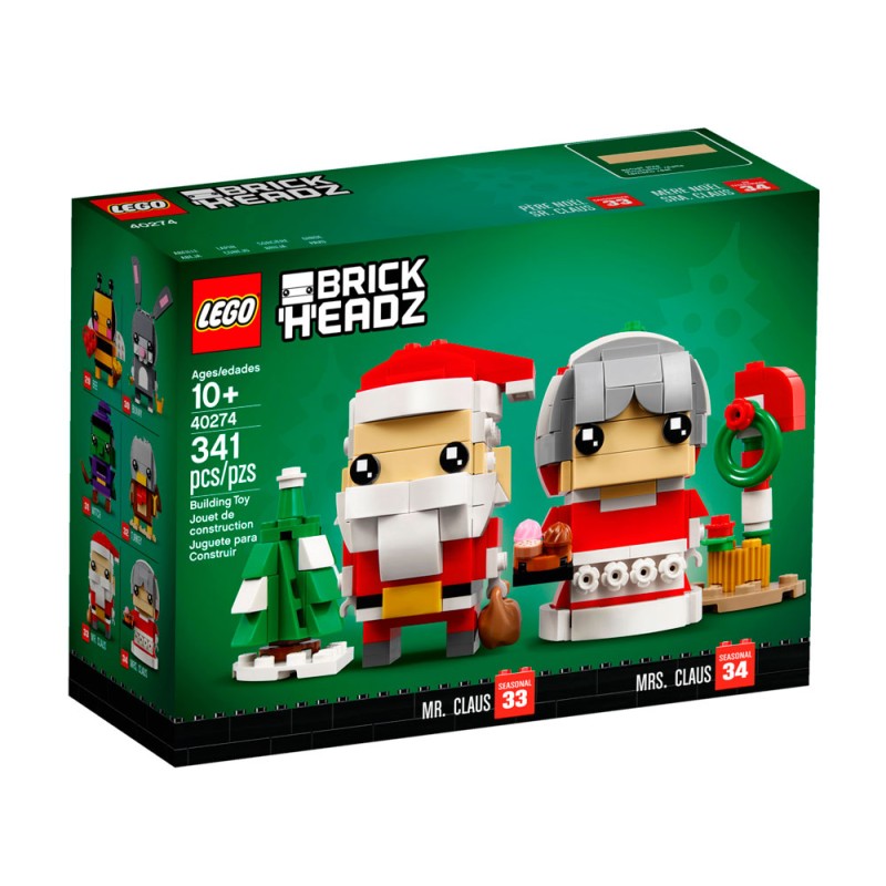 40274 Мистер и Миссис Клаус Lego BrickHeadz