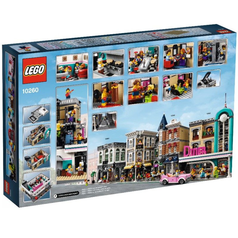10260 Ресторанчик в центре Lego Creator Exclusives