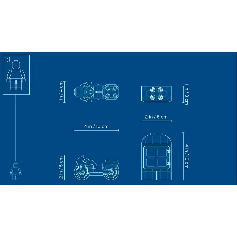 Lego Duplo 10900 Полицейский мотоцикл