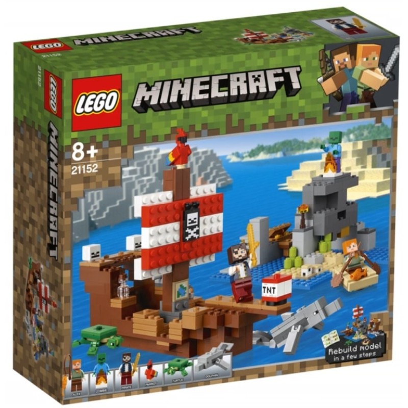 21152 Пиратский корабль Lego Minecraft